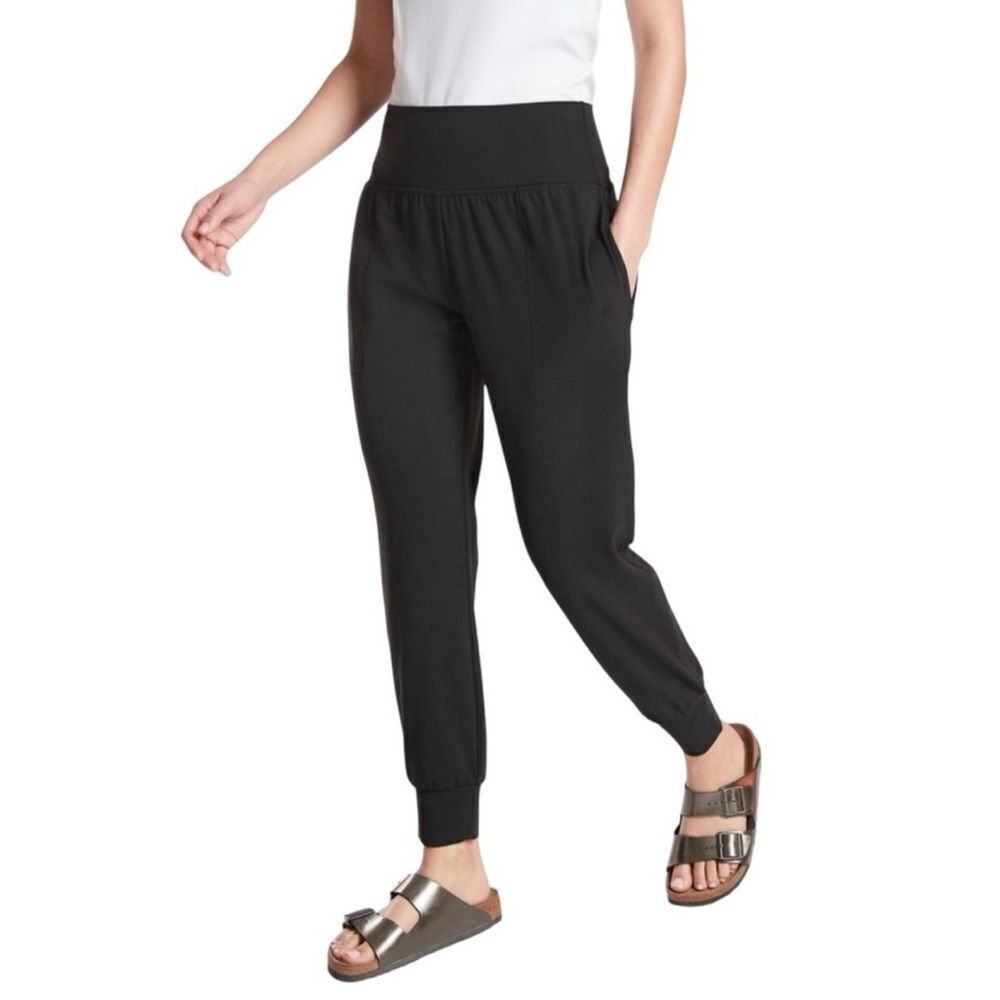 Athleta Black Cruise Jogger In Powervita Women Size XL